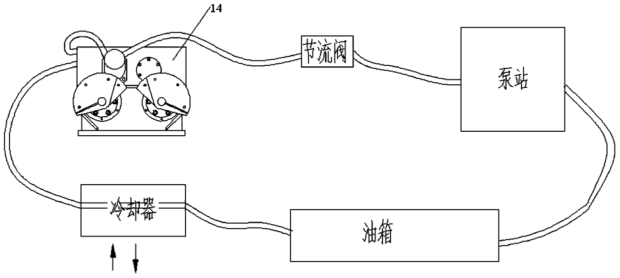 Hydraulic vibration device