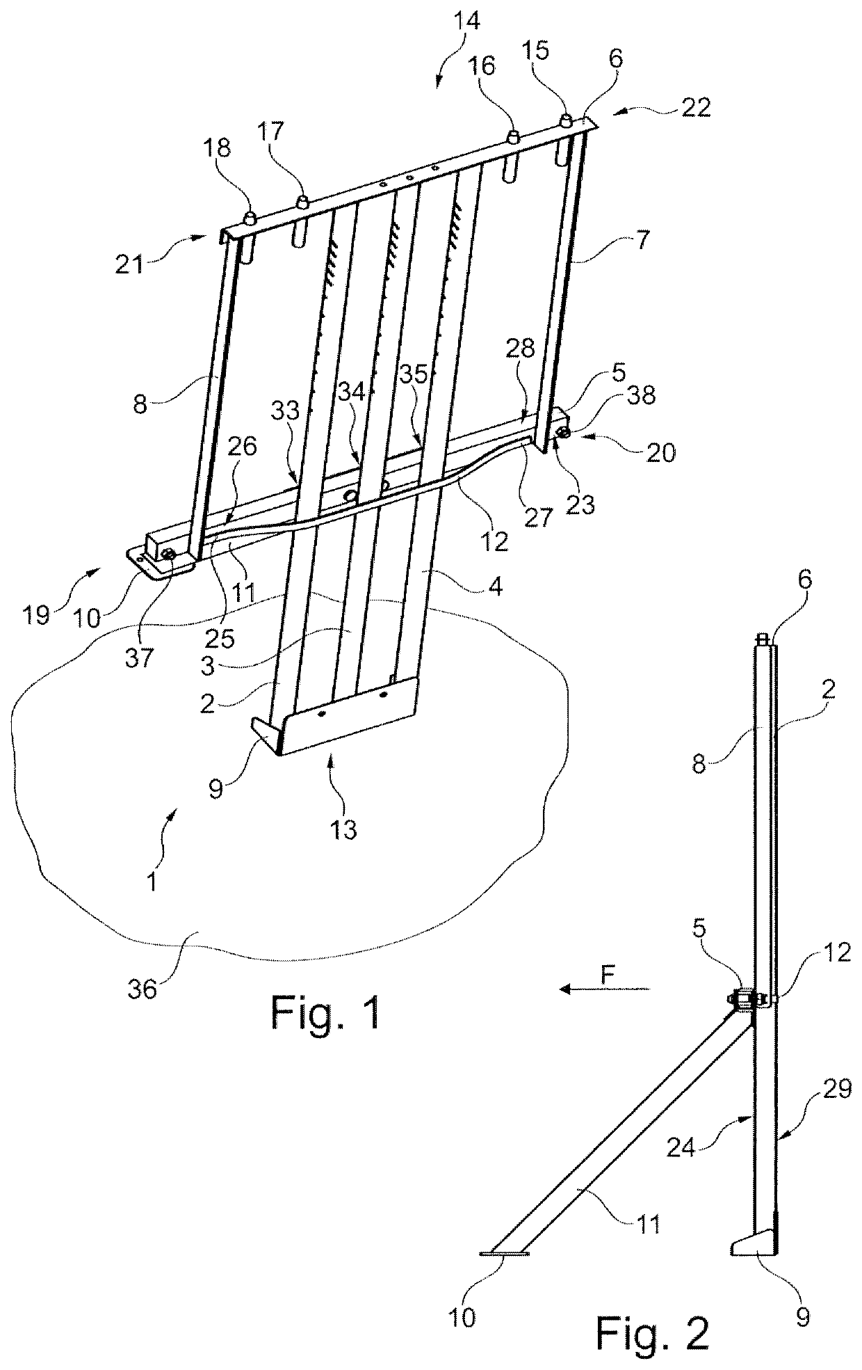 Belt framework for a vehicle seat or a vehicle-seat bench