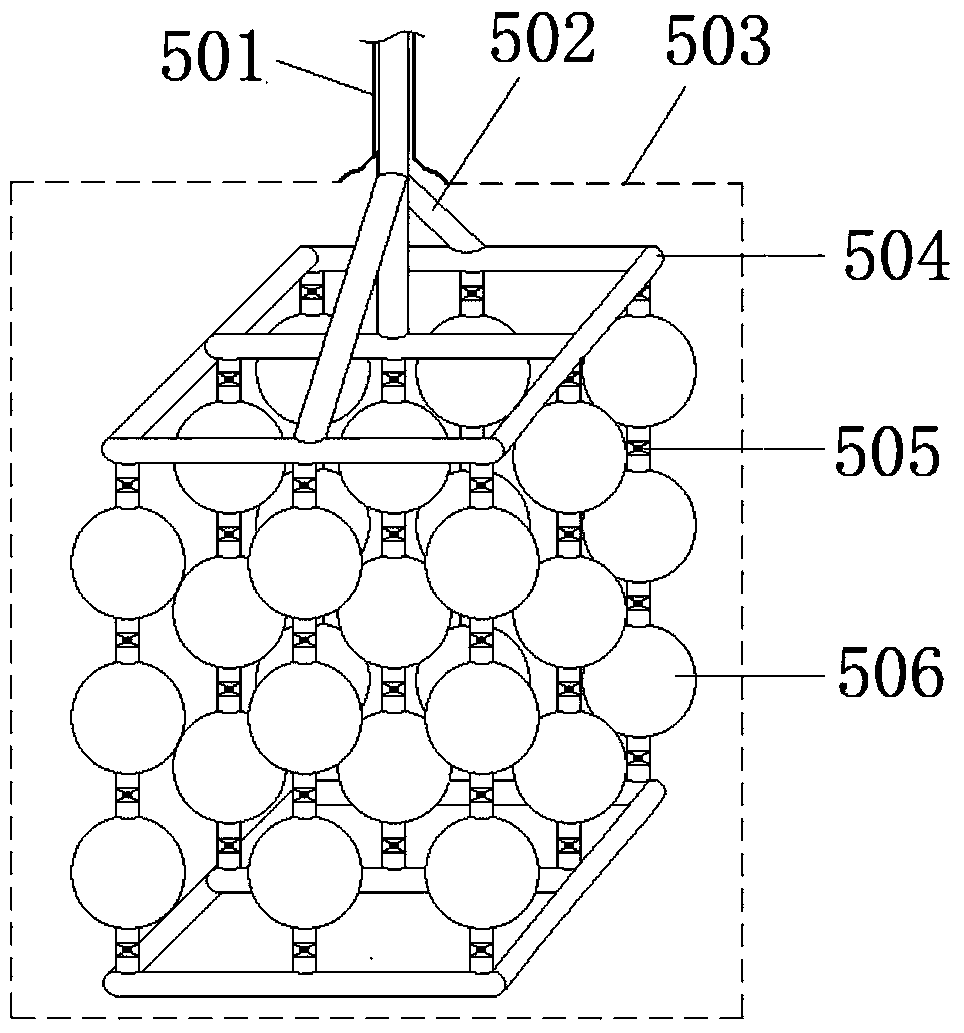 A kind of wind power and current power generation buoy that can be used for seawater desalination