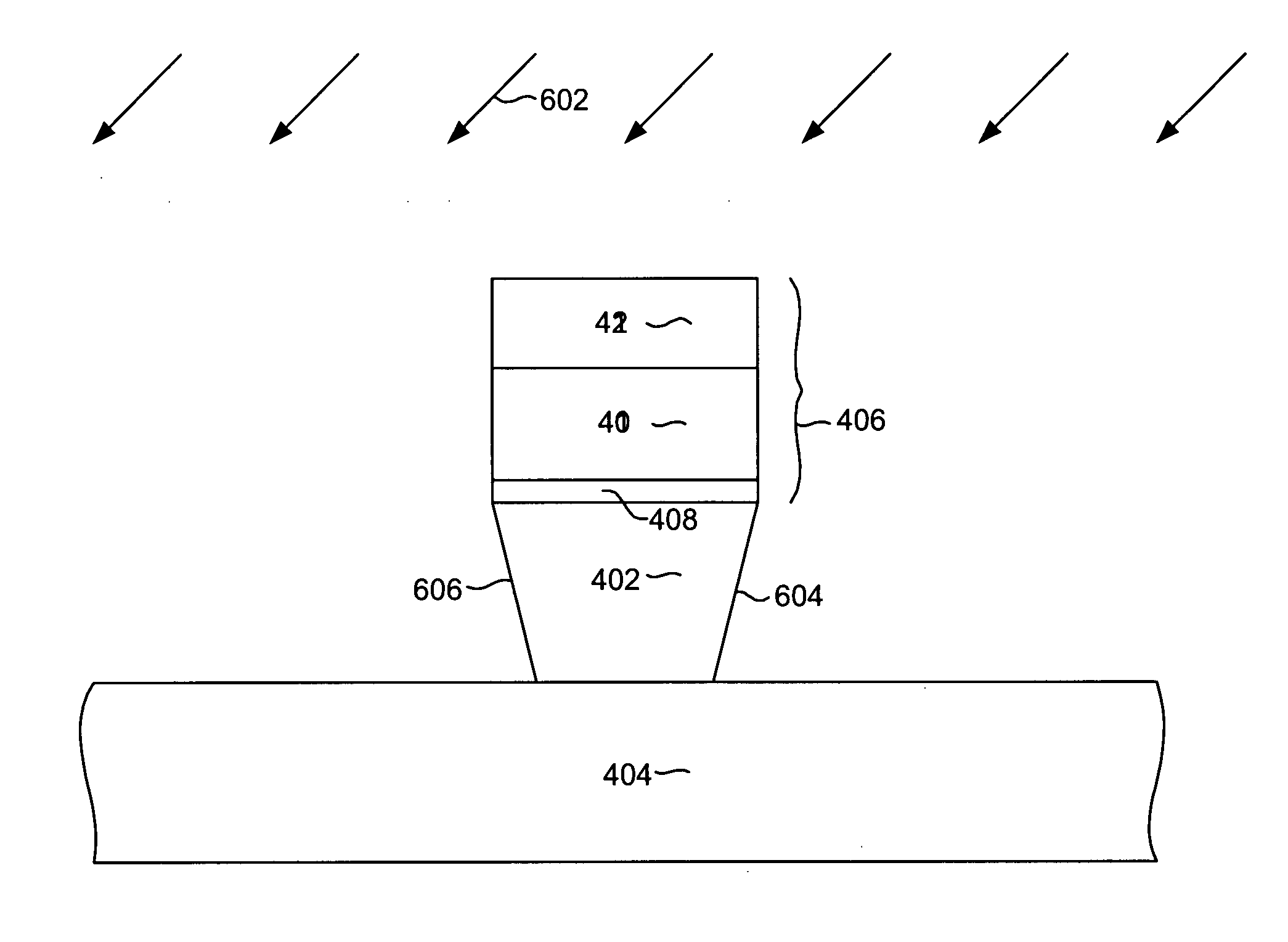 Reference feature design for flare location monitor in perpendicular write pole process