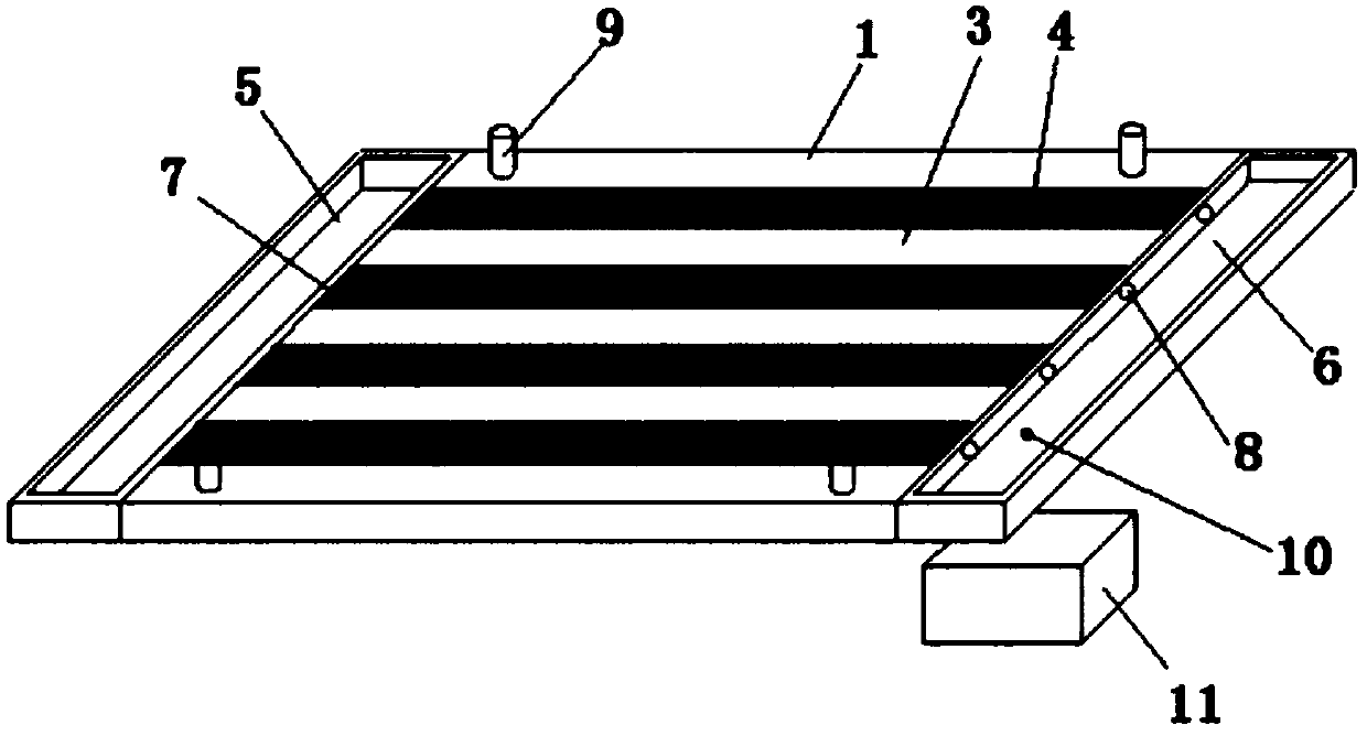 Vacuum circuit chip packaging mould