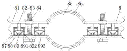 Distillation frame capable of fixing distillation flasks of different sizes