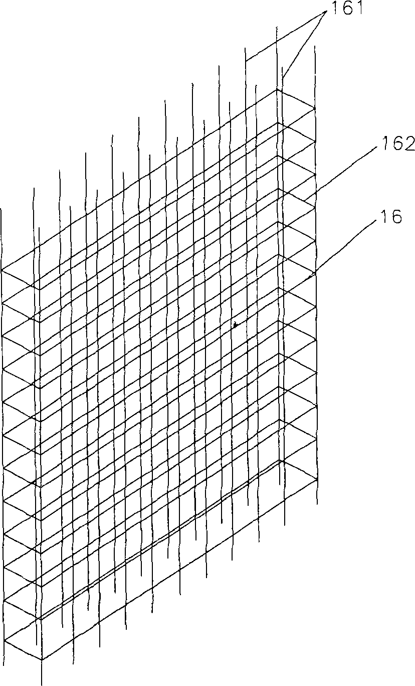 Removal-free prefabricated reinforced concrete template with cross holes inside and manufacturing method thereof