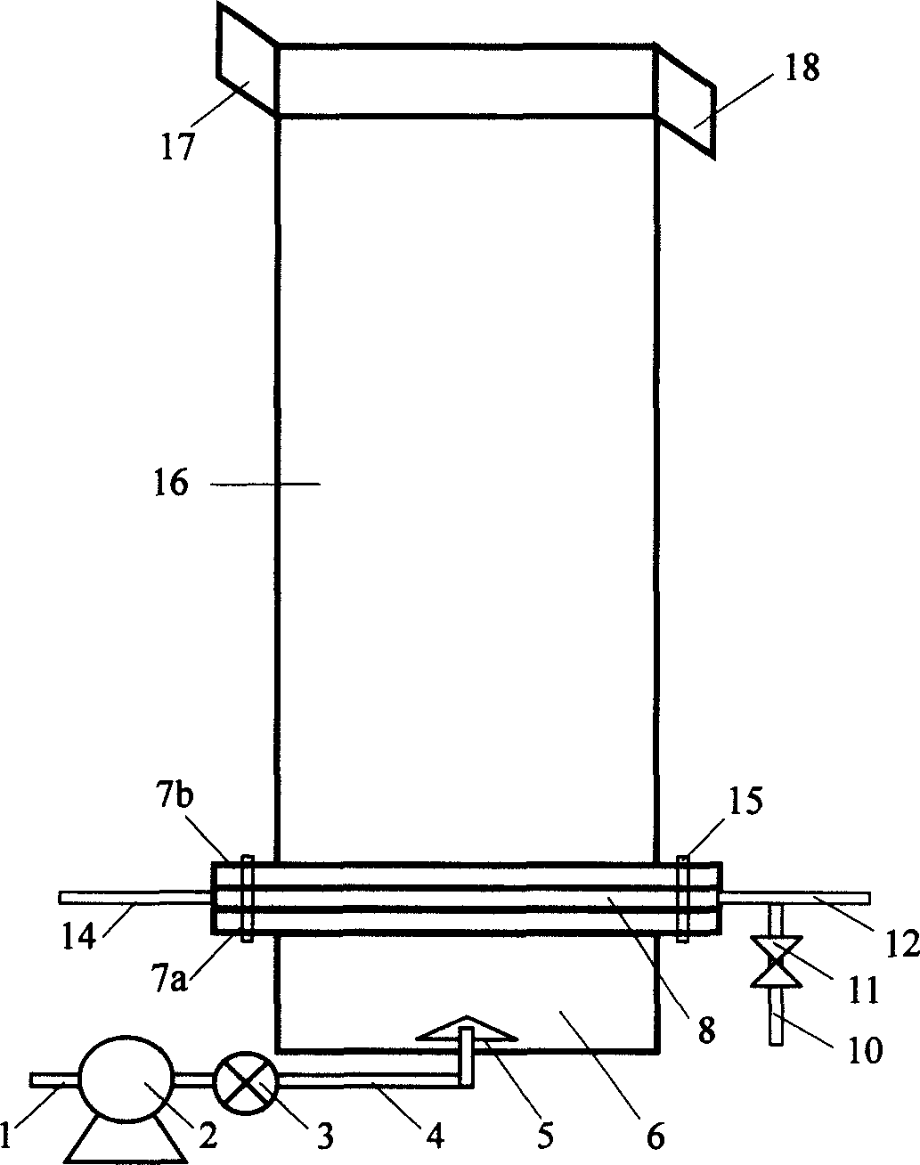 System for making melt water into globule granule