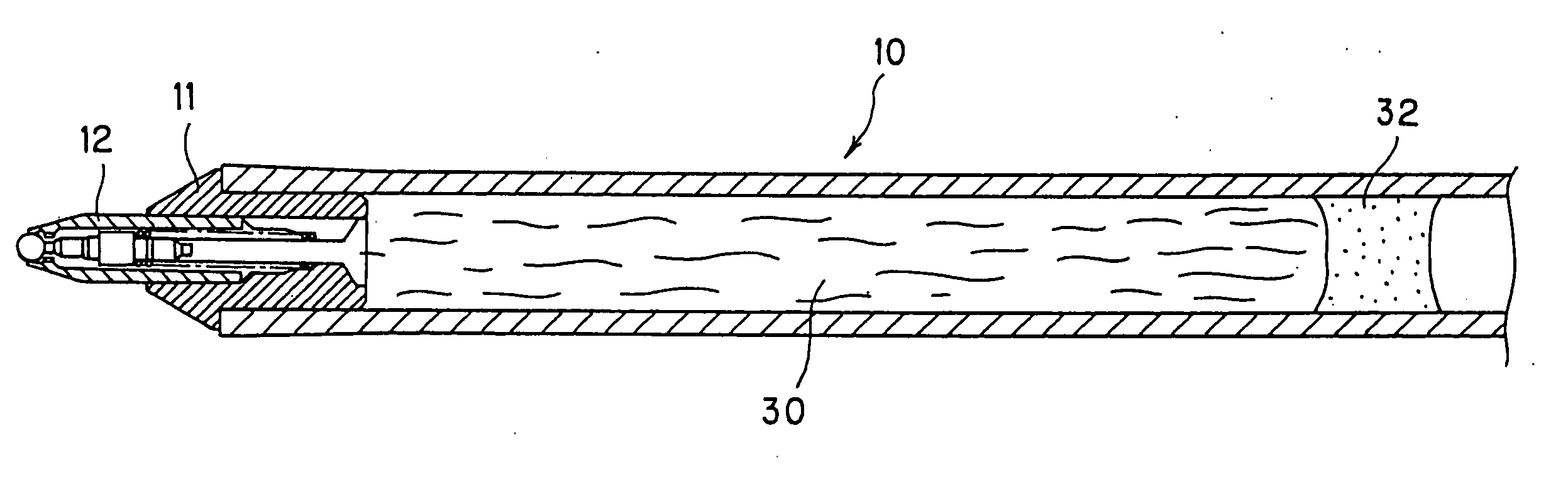 Refill for correction pen and refill unit