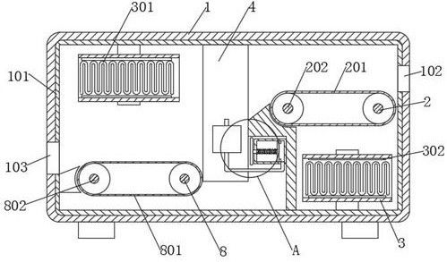 Electrical variable measuring device for electrical resistance characteristics of electronic components