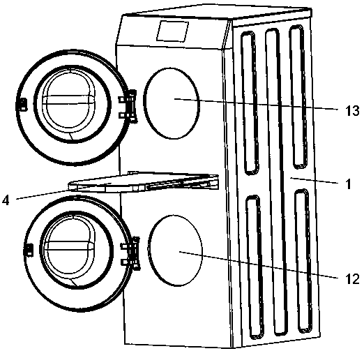 Clothing washing and care integrated machine and working method thereof