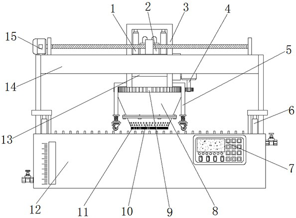 Automatic water jet cutting machine for automobile sheet metal