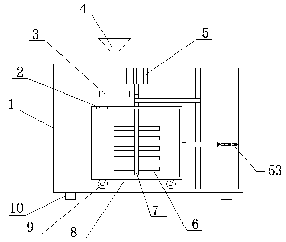 New energy automobile single-layer lithium ion battery diaphragm manufacturing equipment and manufacturing process thereof