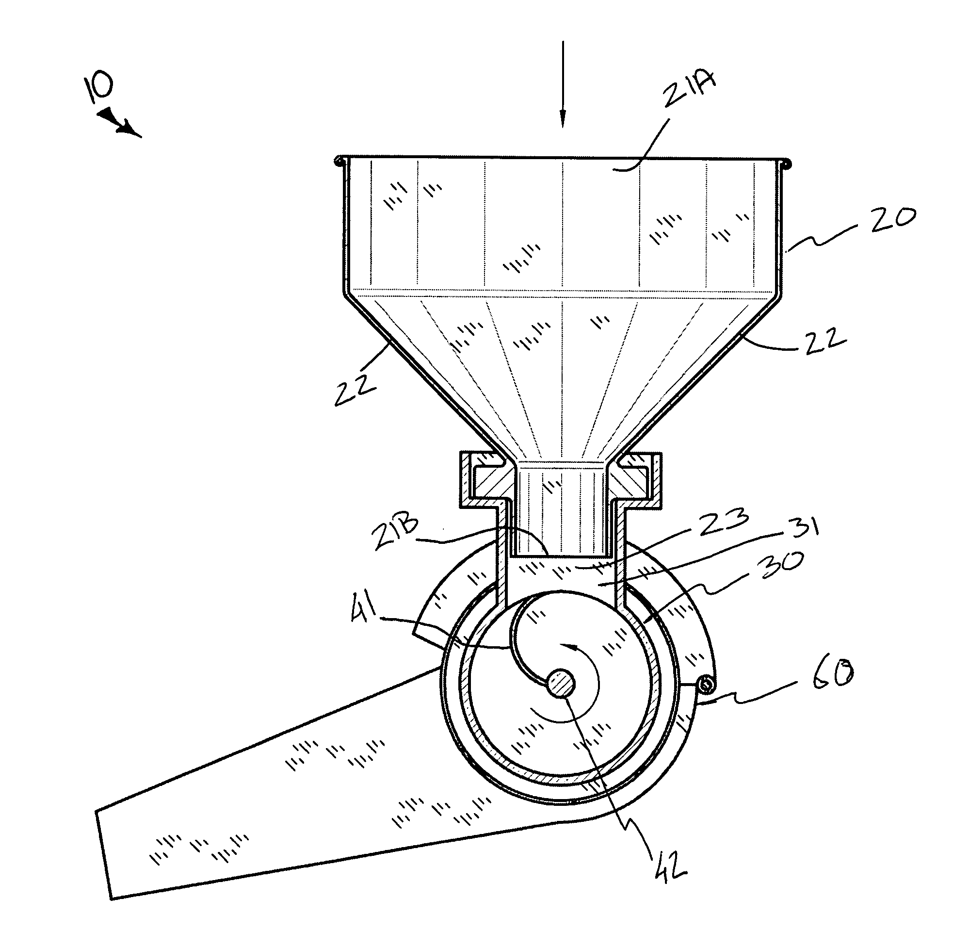 Commercial tomato strainer attachment