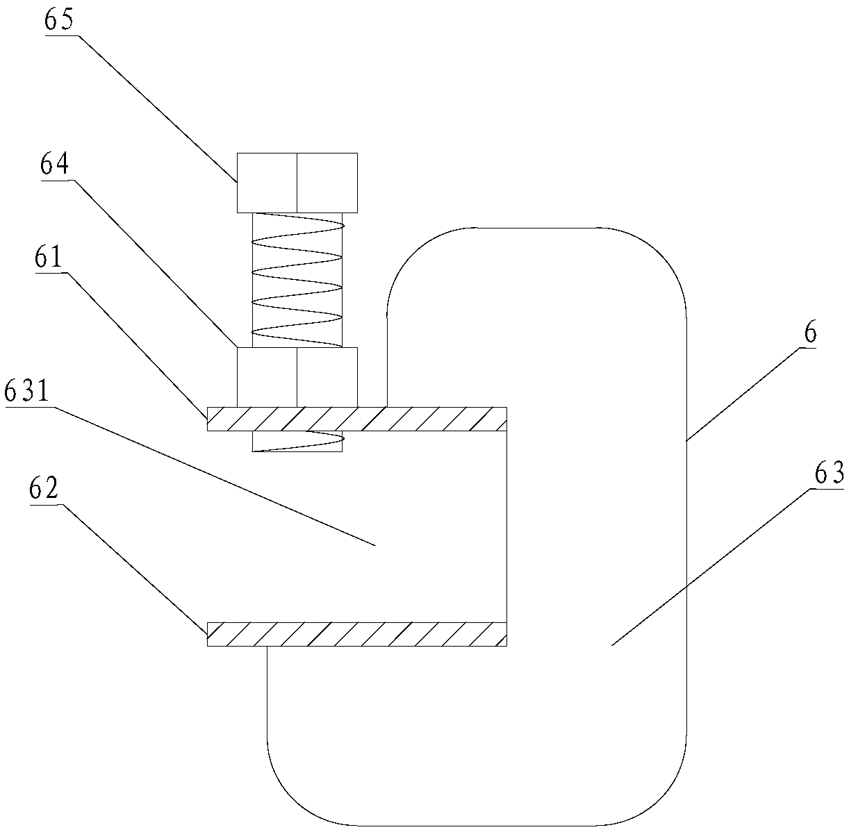 Connection auxiliary structure for metal splicing plate, and connection method for metal splicing plate