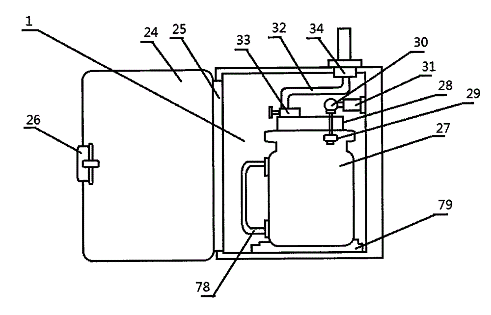 Outflow-preventing type eye flushing device