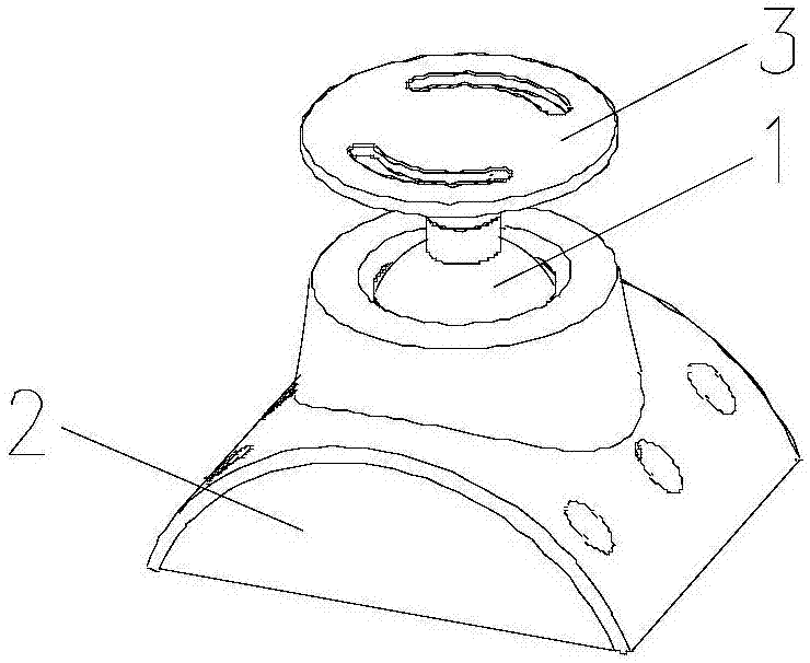 Multidirectional rotary joint and license plate recognition device