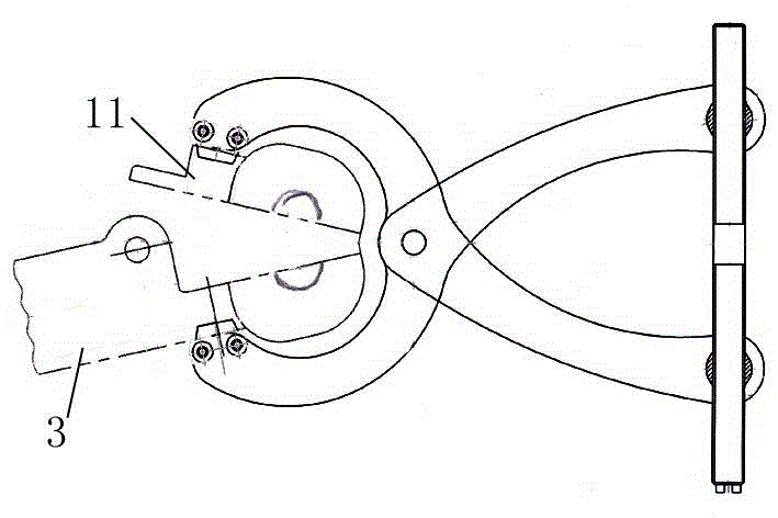 A clamp for installing wire clamps for live work