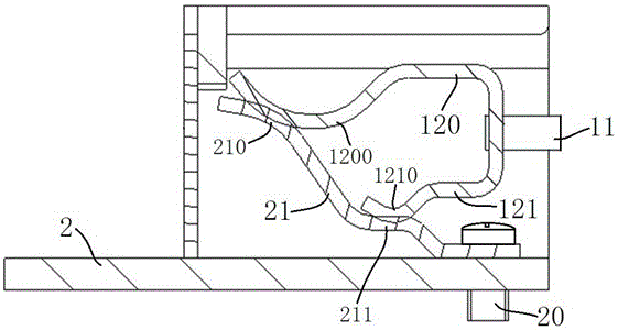 Connector, printed board assembly and wafer assembly