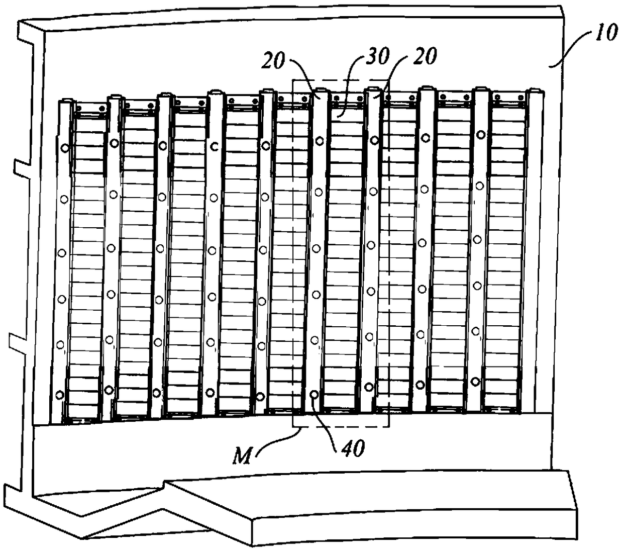 Rotor, whole pole module assembling method of rotor, replacement method and motor