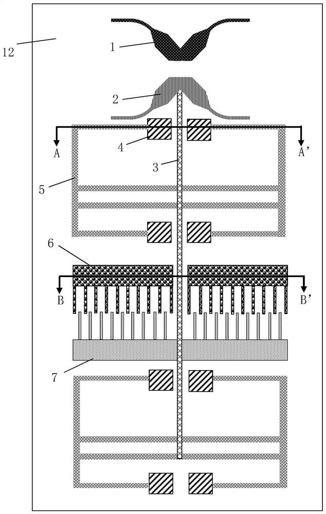 Silicon-based MEMS optical switch based on electrostatic comb driving, and N * N array