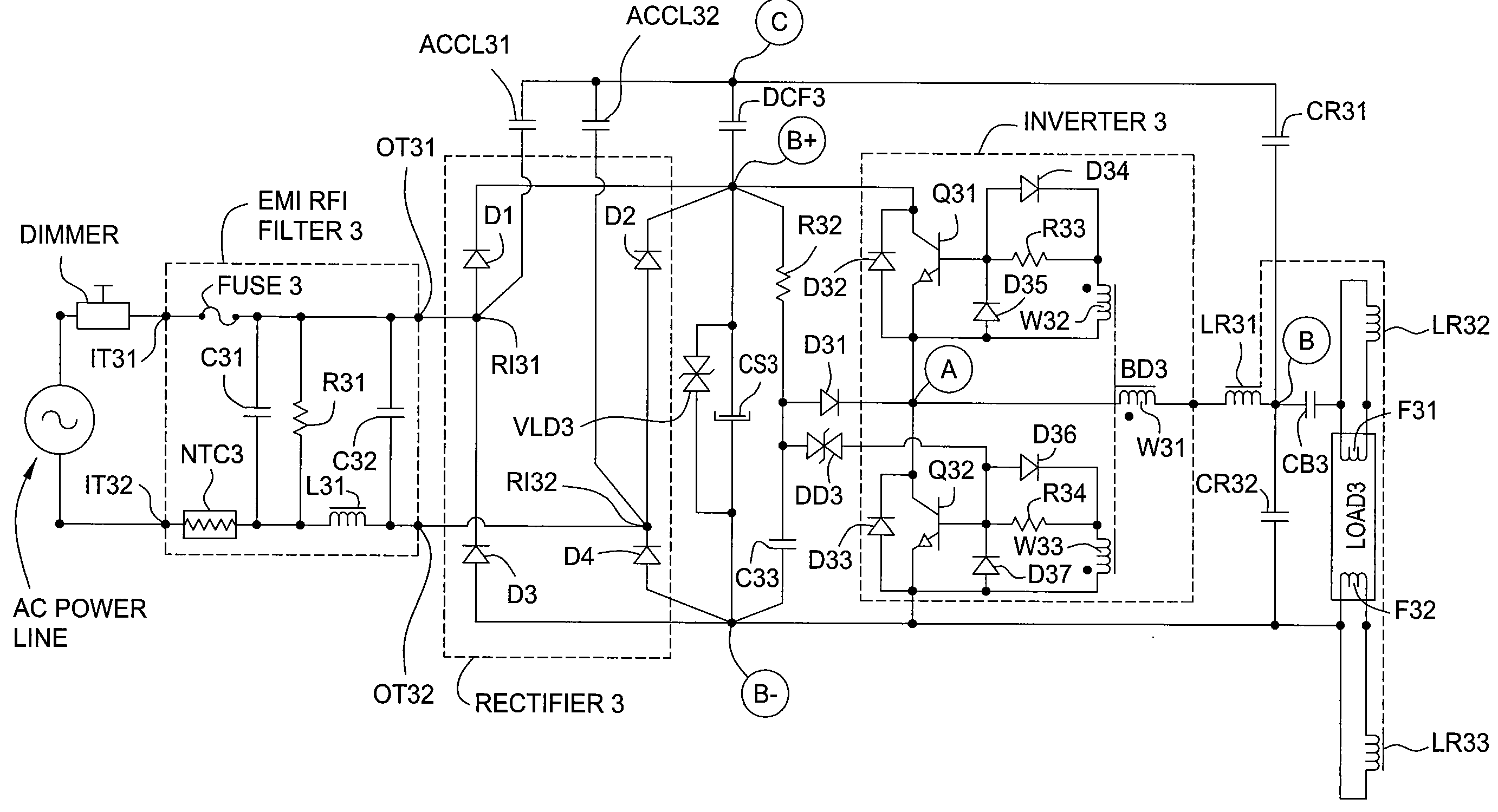 Apparatus and method enabling fully dimmable operation of a compact fluorescent lamp