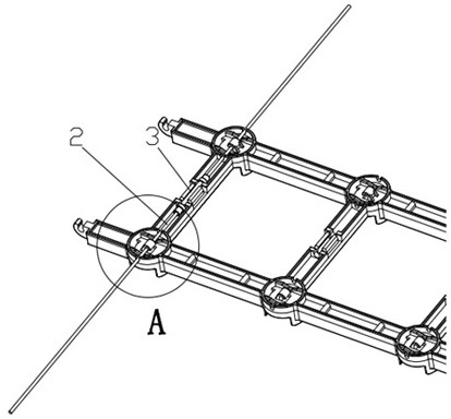 Novel fixing structure for steel wire rope sleeves and clamping strip