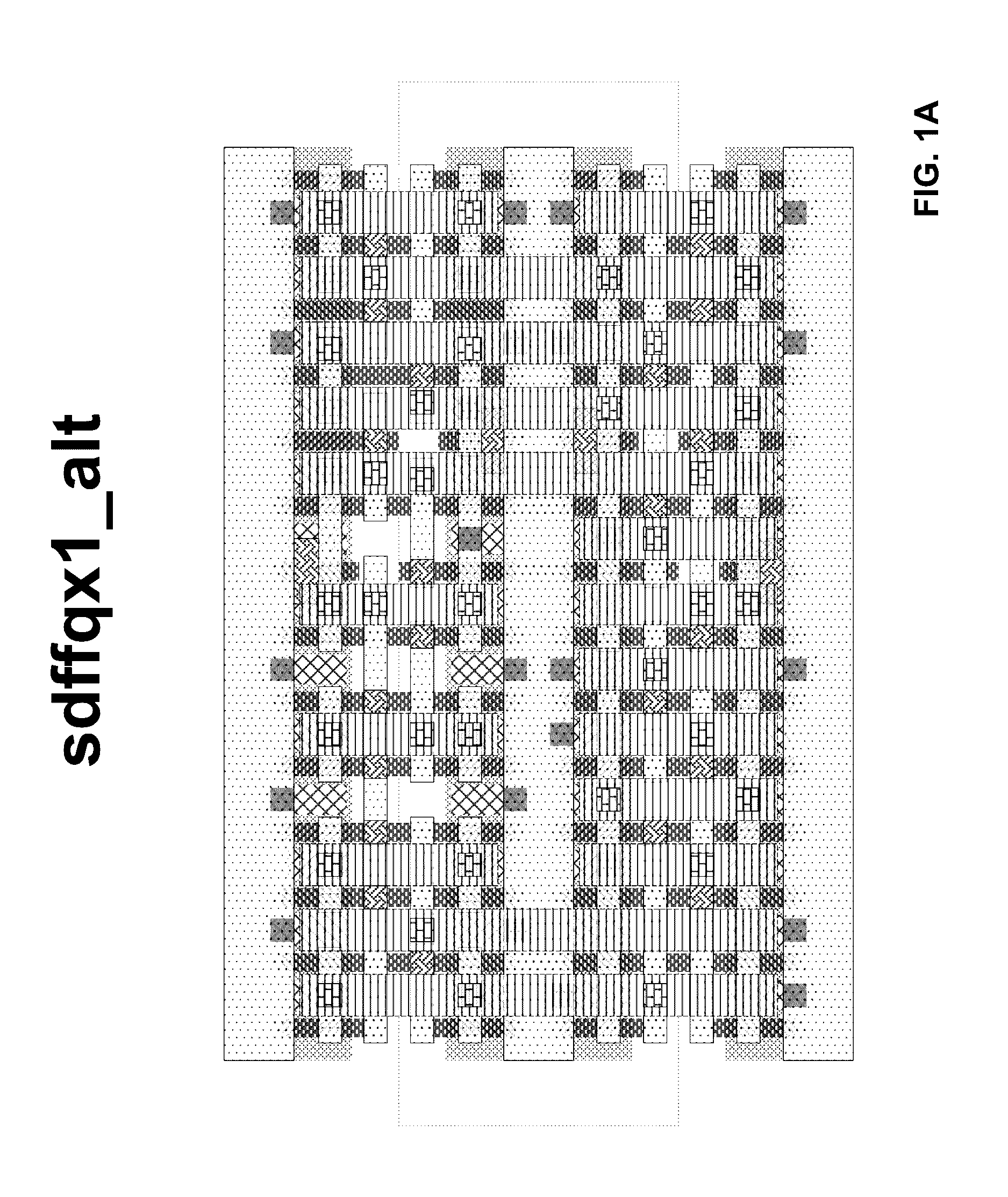 Standard cell library with DFM-optimized M0 cuts