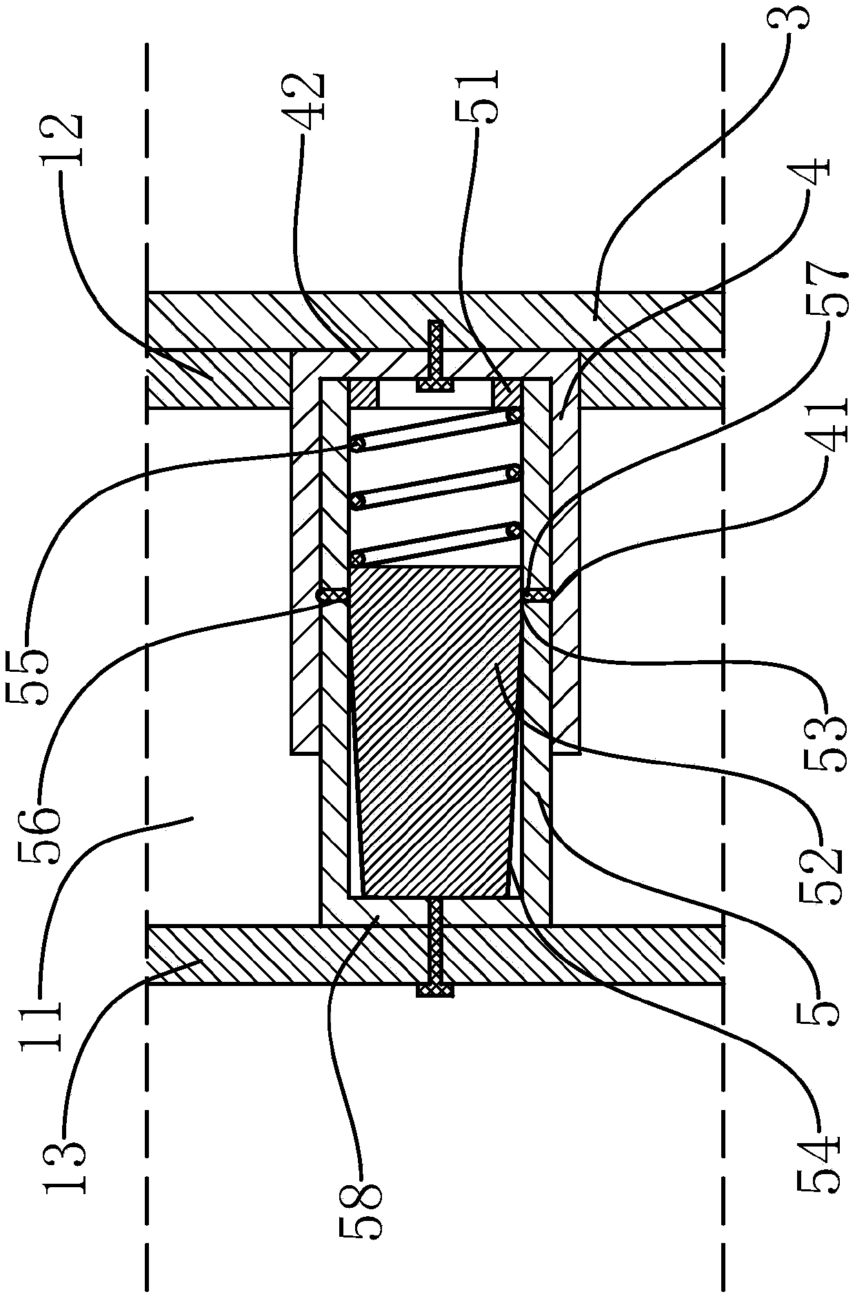 Hidden frame glass curtain wall structure and method for mounting same