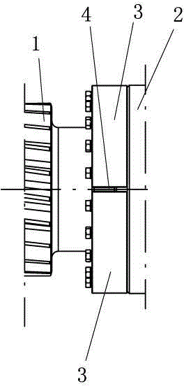 Wind turbine gearbox and sun gear and planet carrier spline pair connection structure thereof