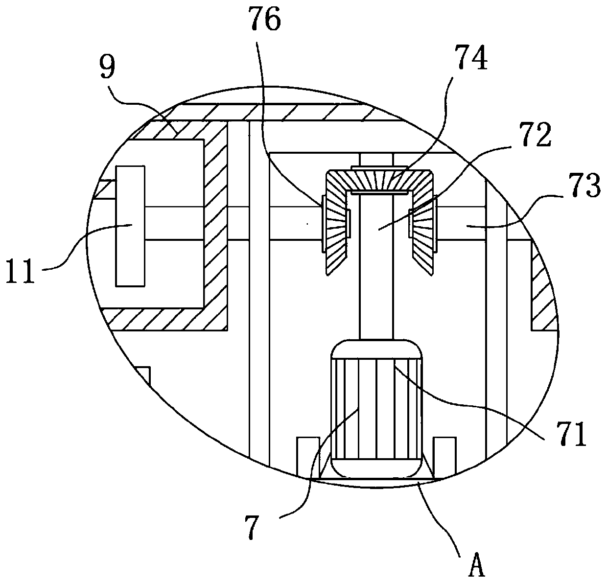 Rotary washing and drying device