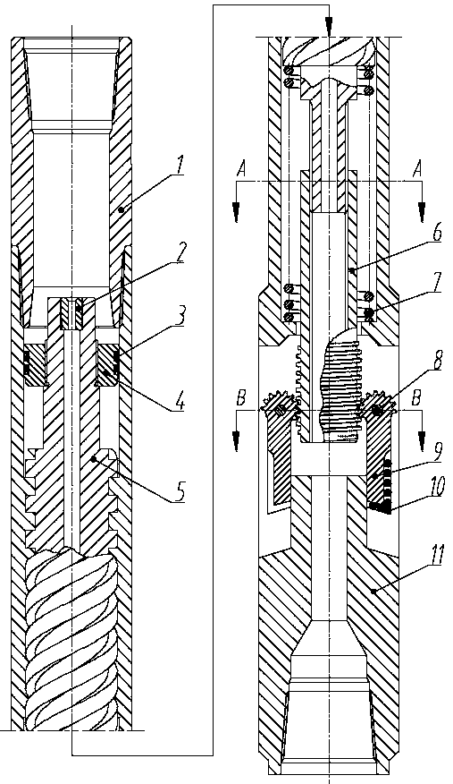 A variable-diameter hydraulic cutter for cutting casings with different diameters using multi-head screw drive