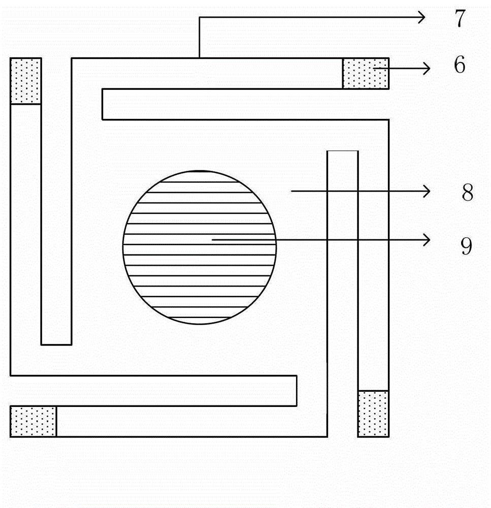 Miniature F-P (Fabry-Perot) cavity tunable filter and method for manufacturing same