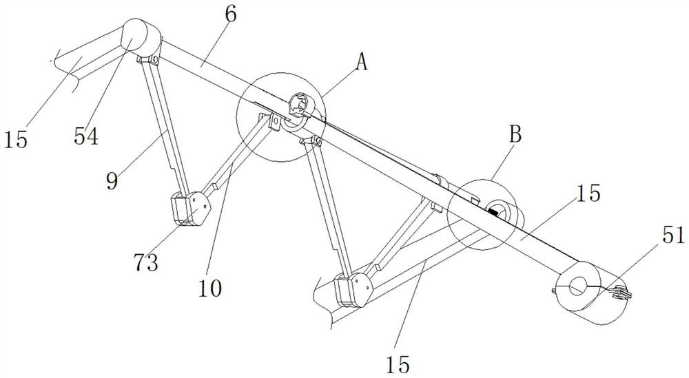 A built-in adjustable position suspension handle device for buses