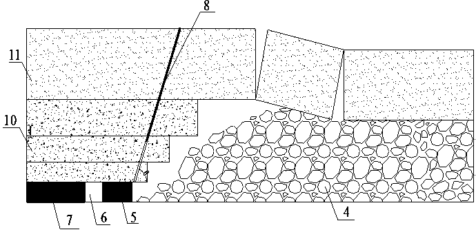 Method of roof cutting pressure relief of narrow coal pillar gob side through static bursting for gob-side entry driving