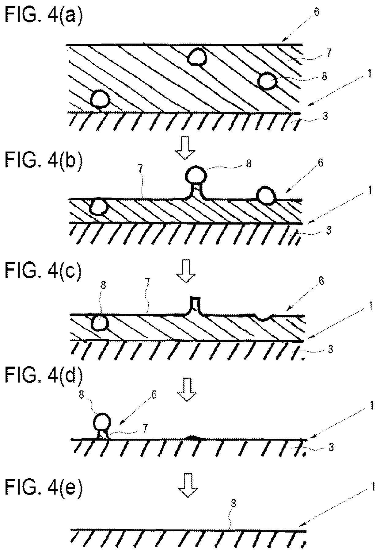 Desmearing method and desmearing device