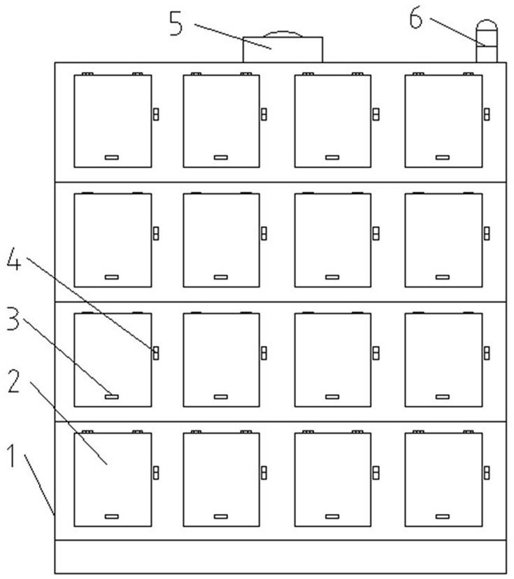 Display cabinet for book management