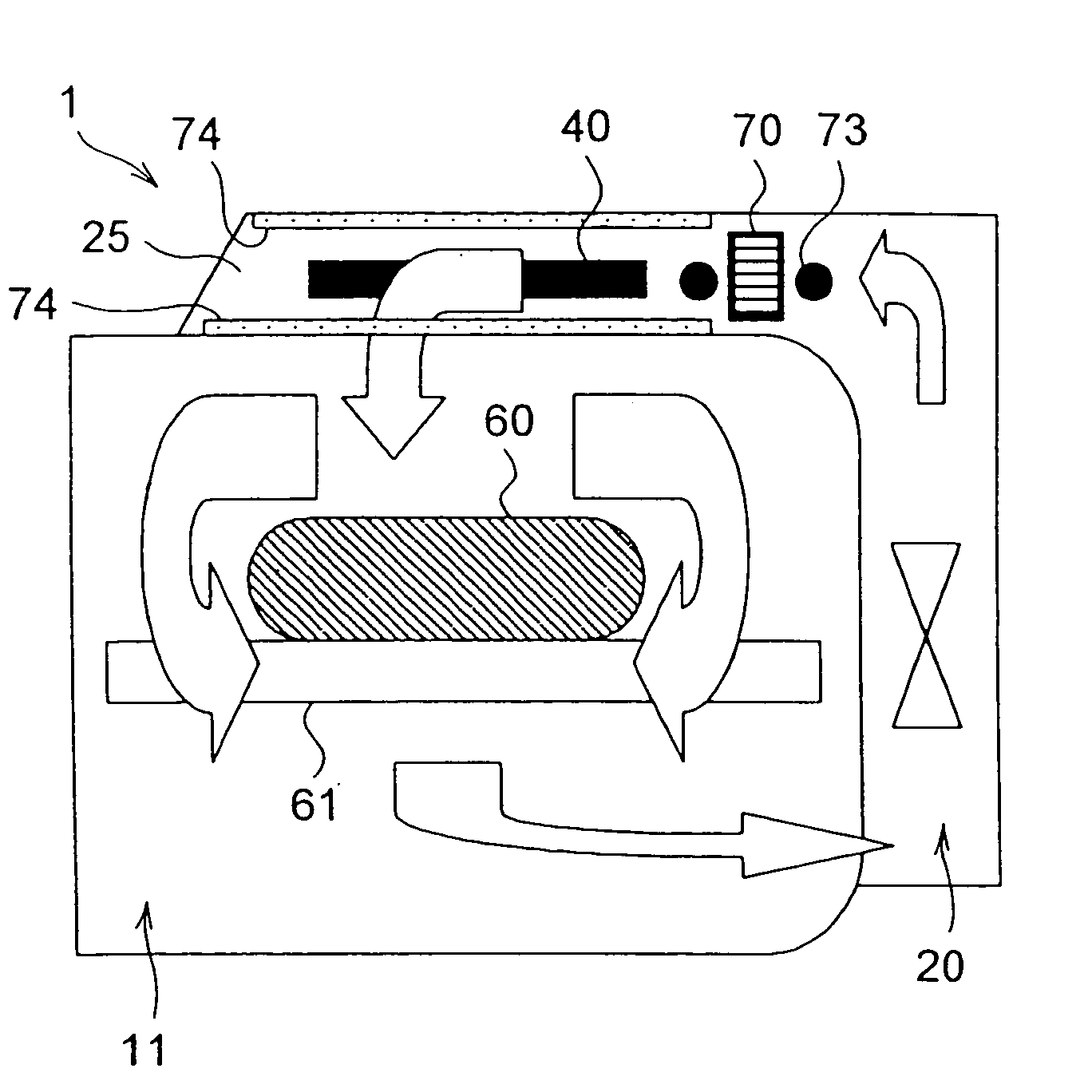 Heating cooking device