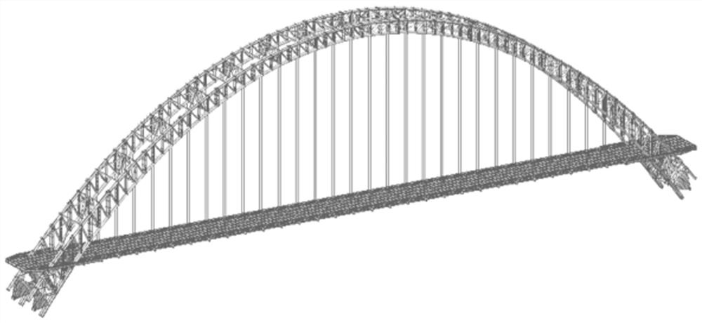 Optimizing method of arch bridge suspender pull force for deviation correction in construction process