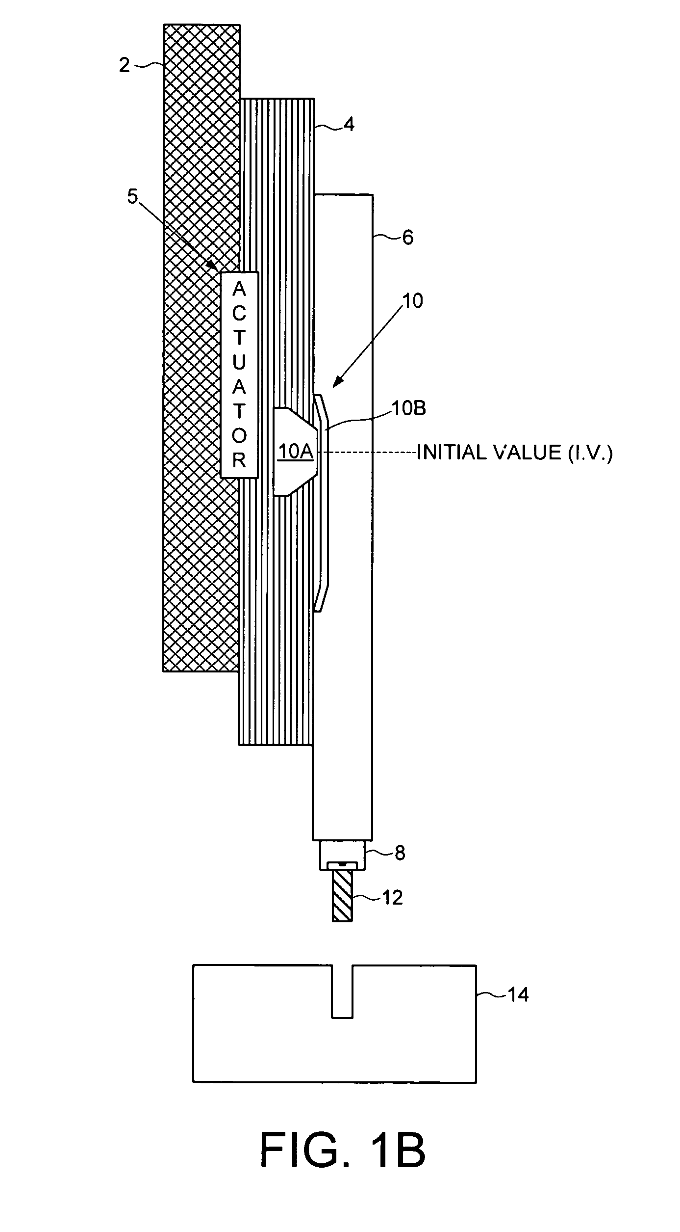 Screwdriver comprising a slider having an attached screw bit and a position detector for position feedback