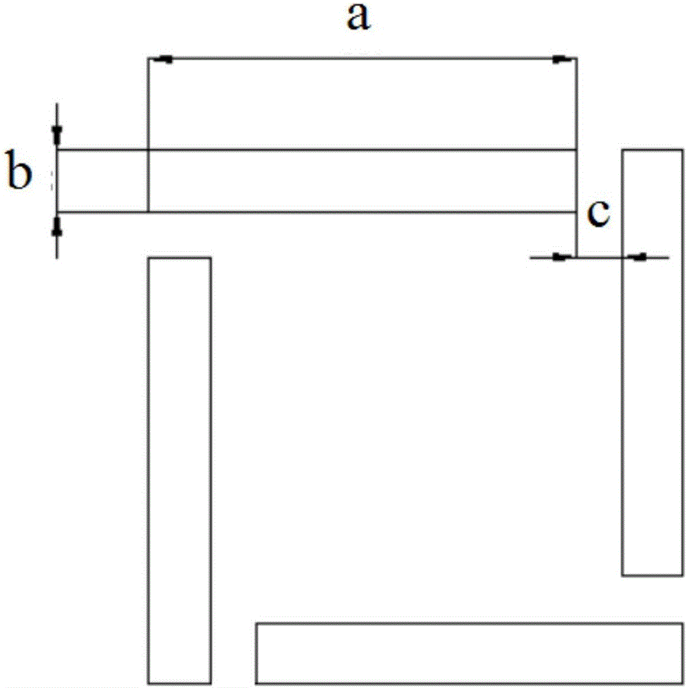 Square hollow polyester fiber FDY (Fully Drawn Yarn) and preparation method thereof