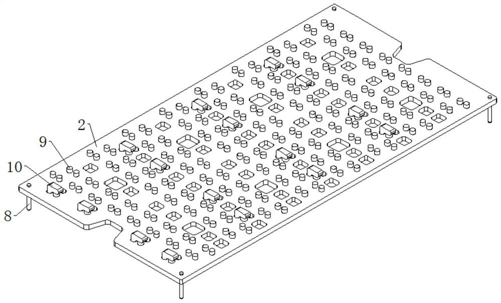 Assembling, welding and pressing jig for 5G communication mobile phone antenna FPC