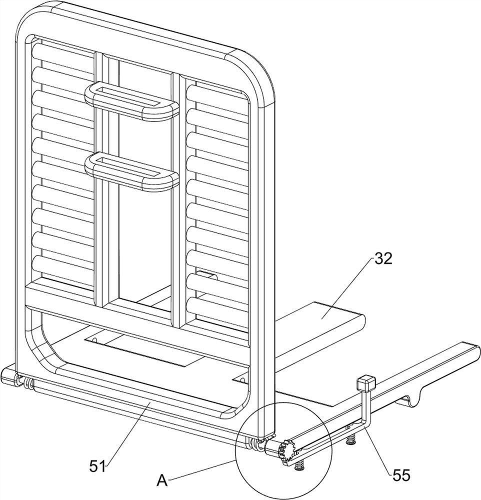 Auxiliary recovery equipment for thigh fracture recovery