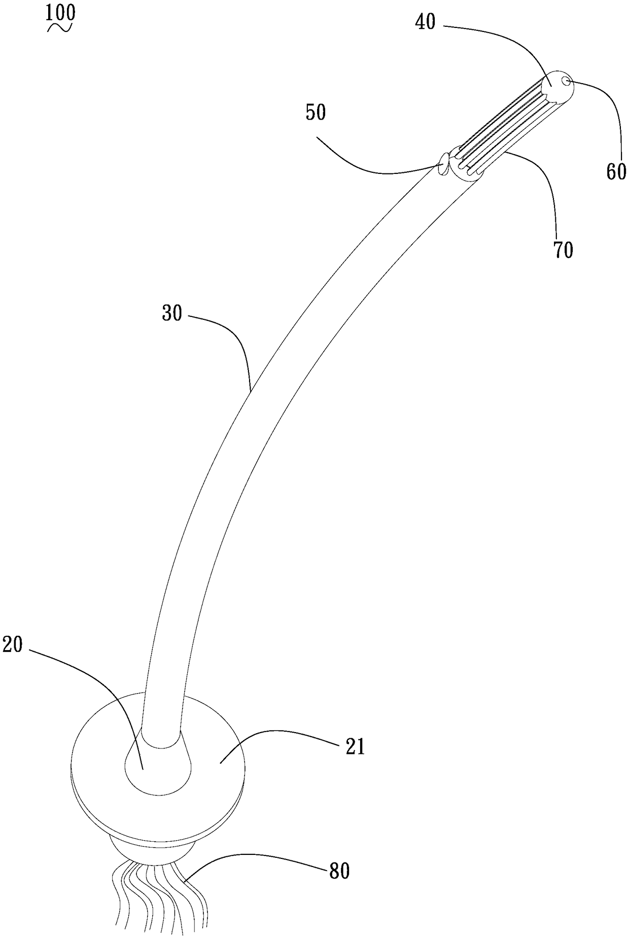 Infrared angiographic catheter