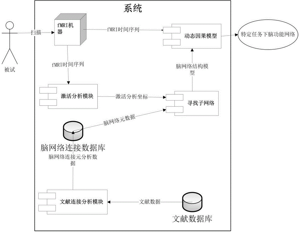 Brain Connection Mining System Based on Literature Analysis and Functional Magnetic Resonance Image Analysis