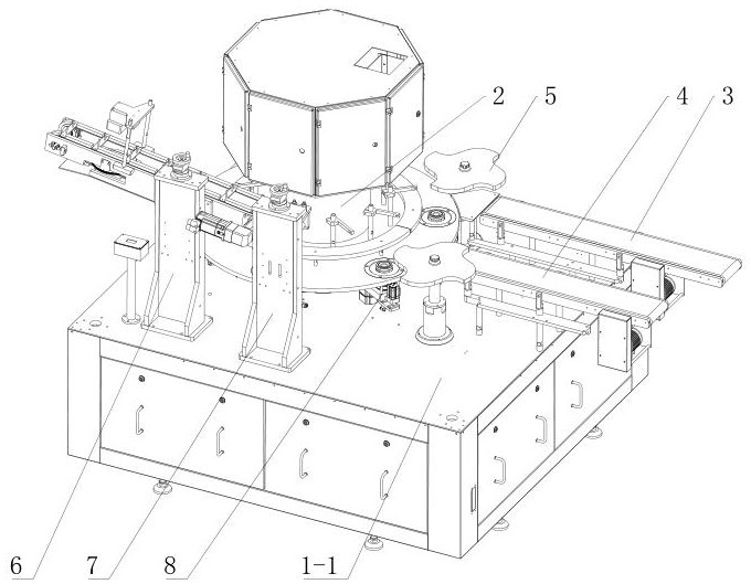 High-speed capping machine for high caps