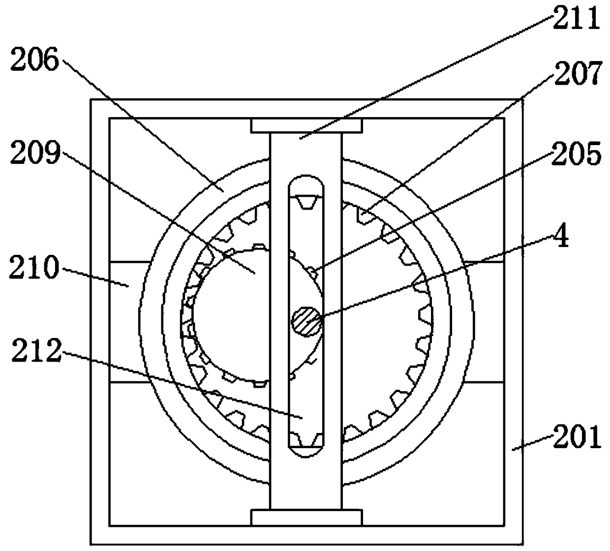 Pin cutting device for circuit board