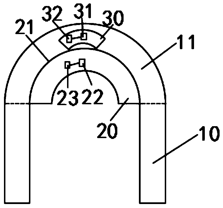 Flexible module structure and display device