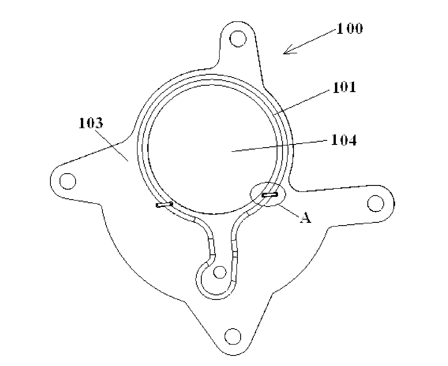 Assembling device with sealing function