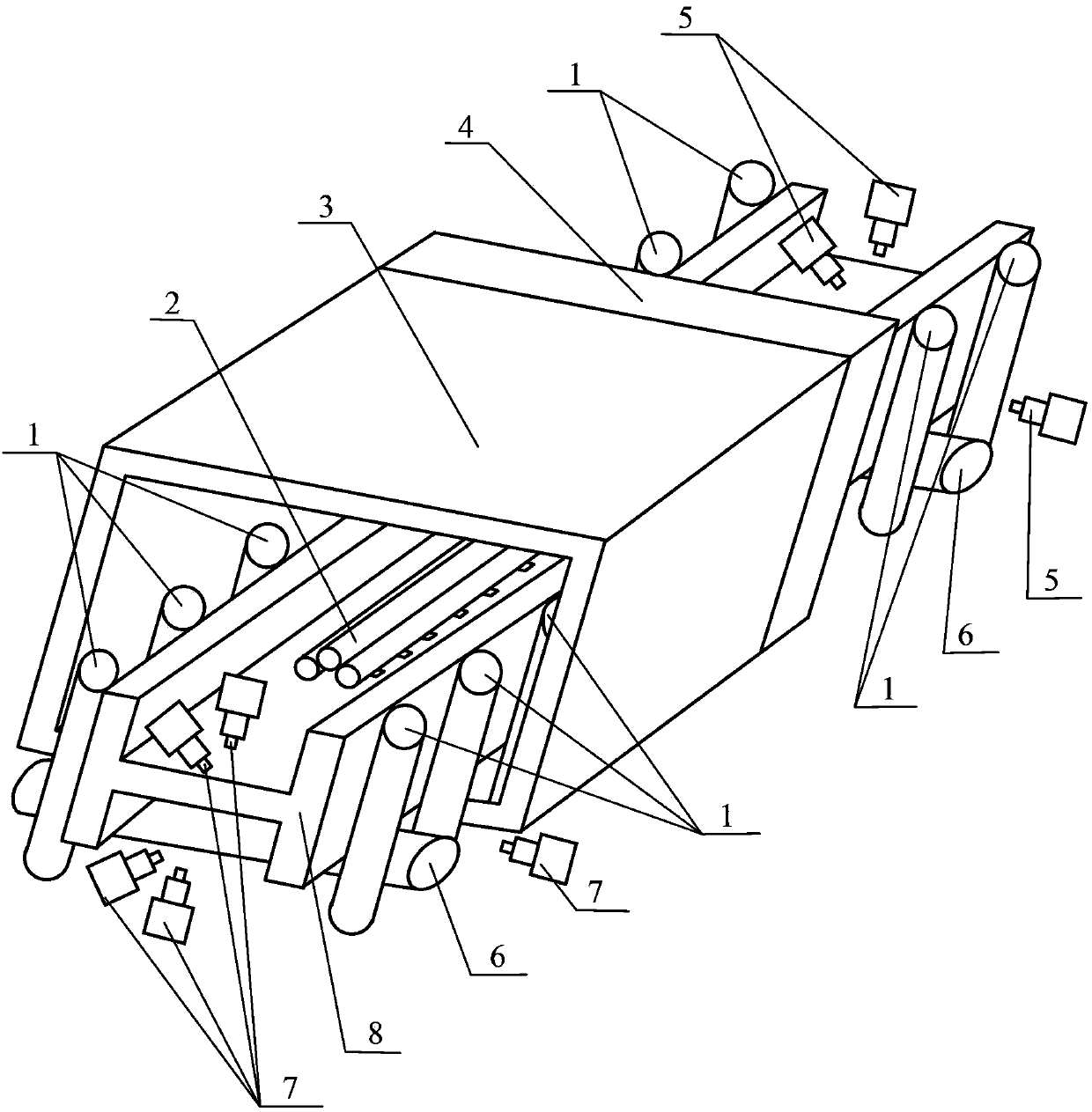 Cast rolling H-shaped steel cooling device