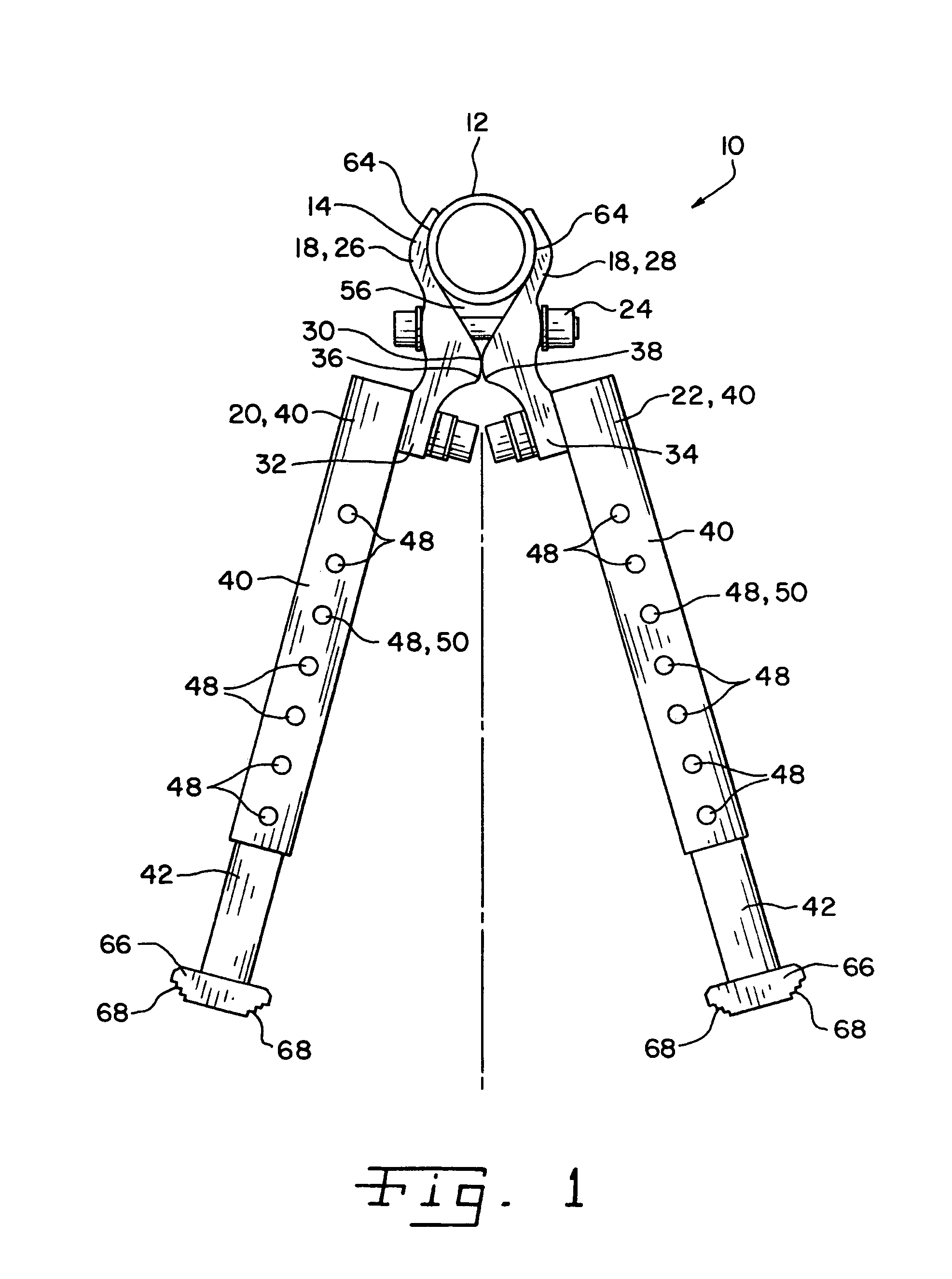 Clampable bipod