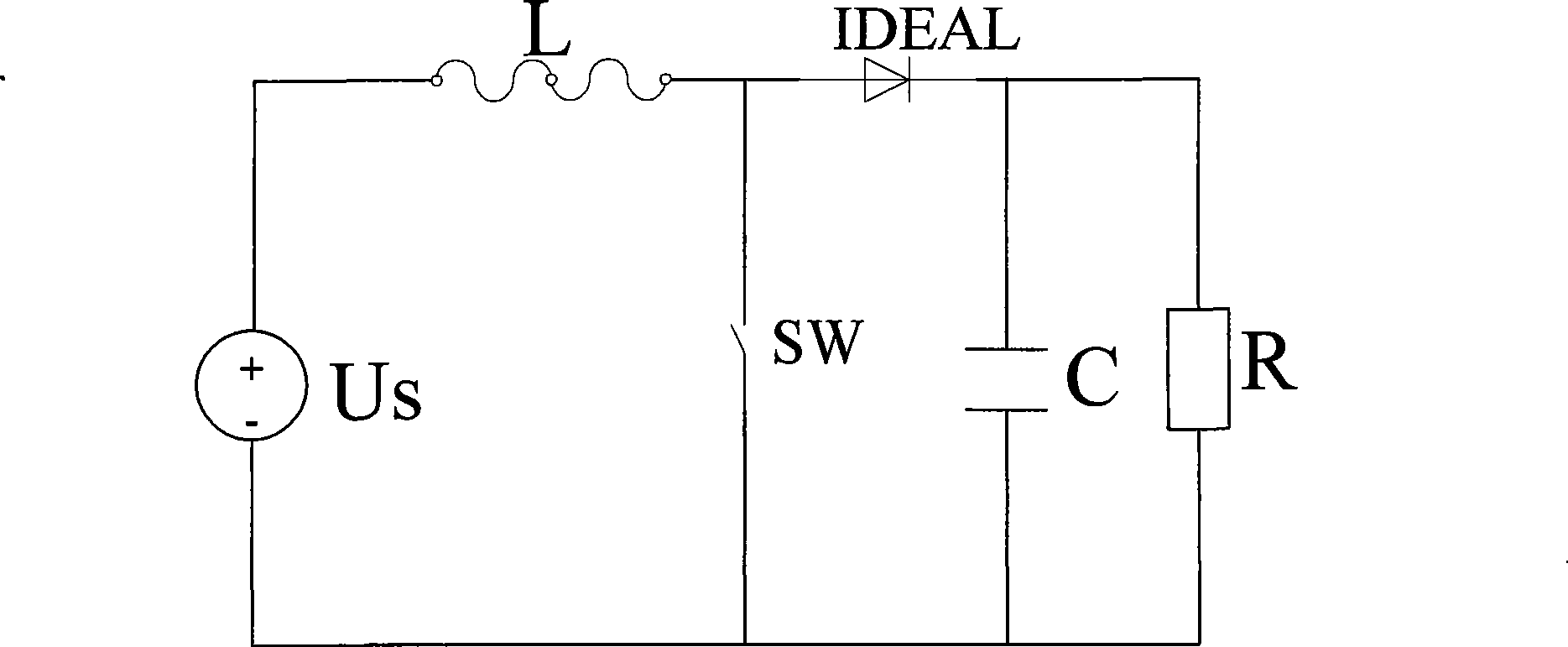 Boost circuit modeling approach and use thereof based on finite state machine