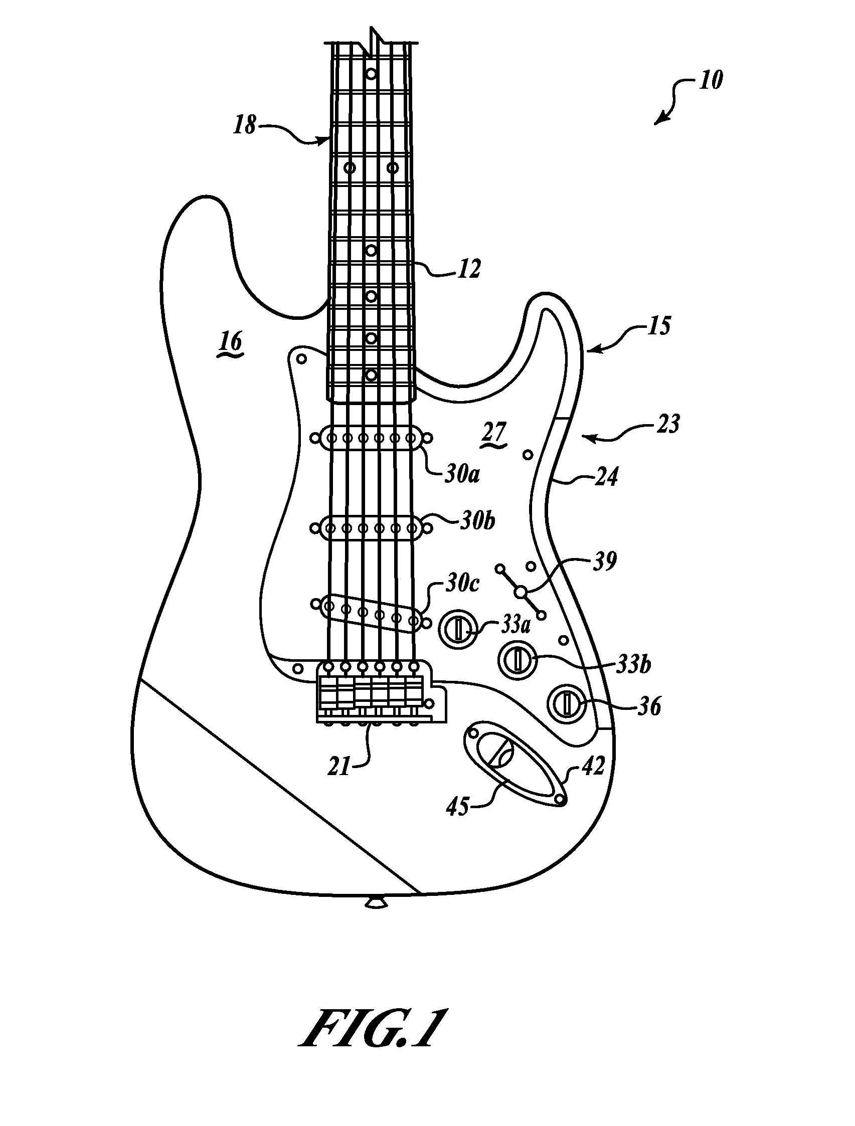 Docking system for pickups on electric guitars