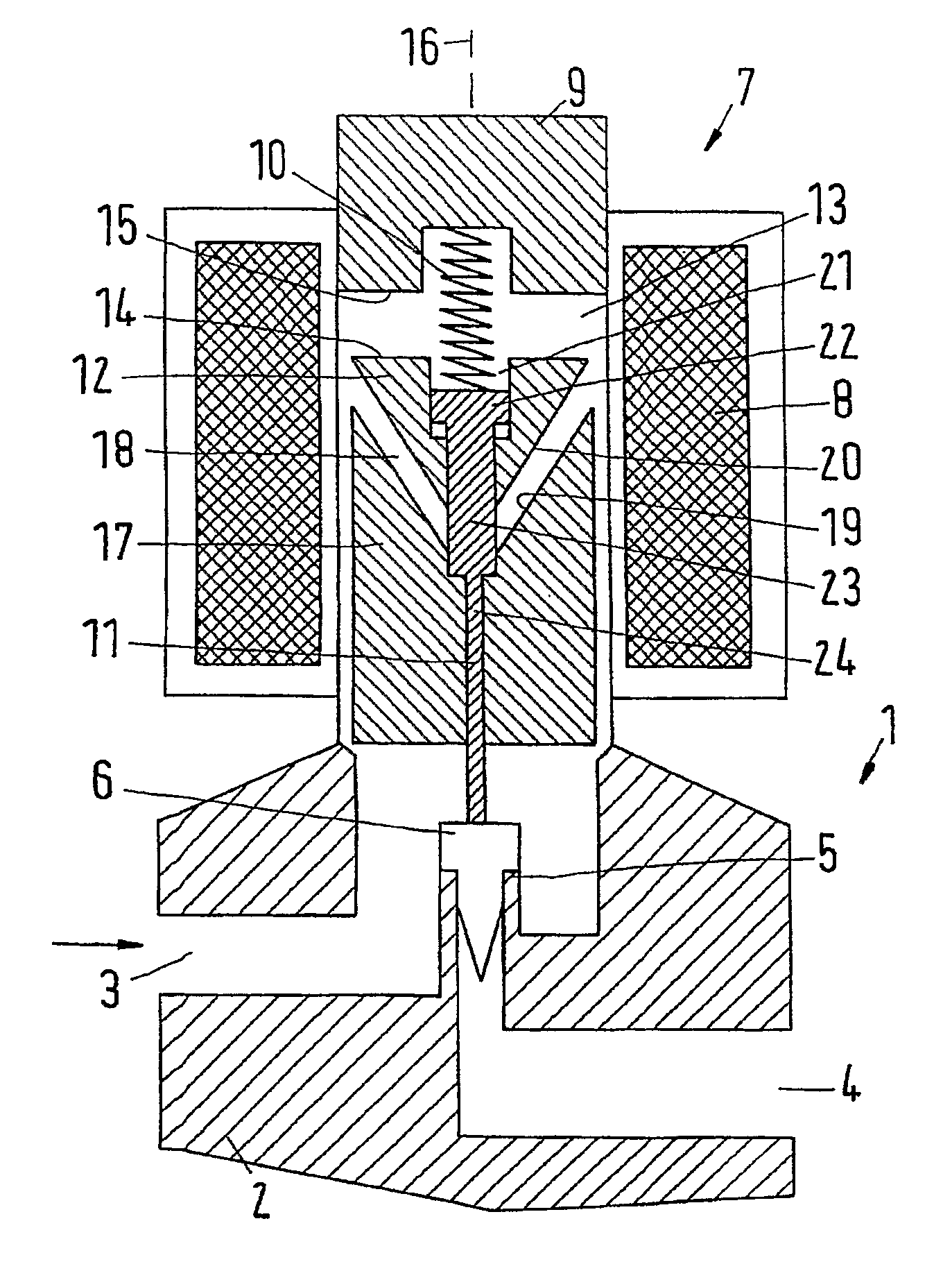 Electromagnetic actuator and valve